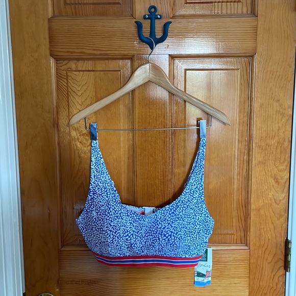 NWT Joules Ariel Swim Top(12) and Bottom(14) blue spot pattern - Picture 7 of 13